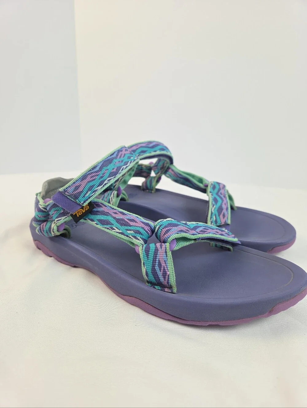 Teva Hurrican XLT2  Women's Size Purple Sport Sandals with Teal Lavender Straps